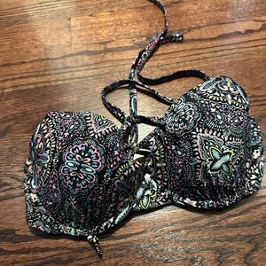 Victoria Secret multicolored bikini top